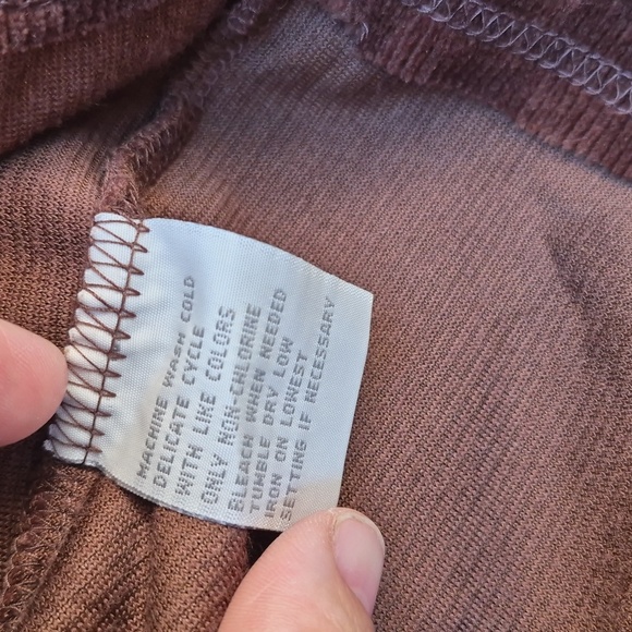 Womens 3x Brown Corduroy Zip-Up Jacket By ERIKA - Picture 8 of 9